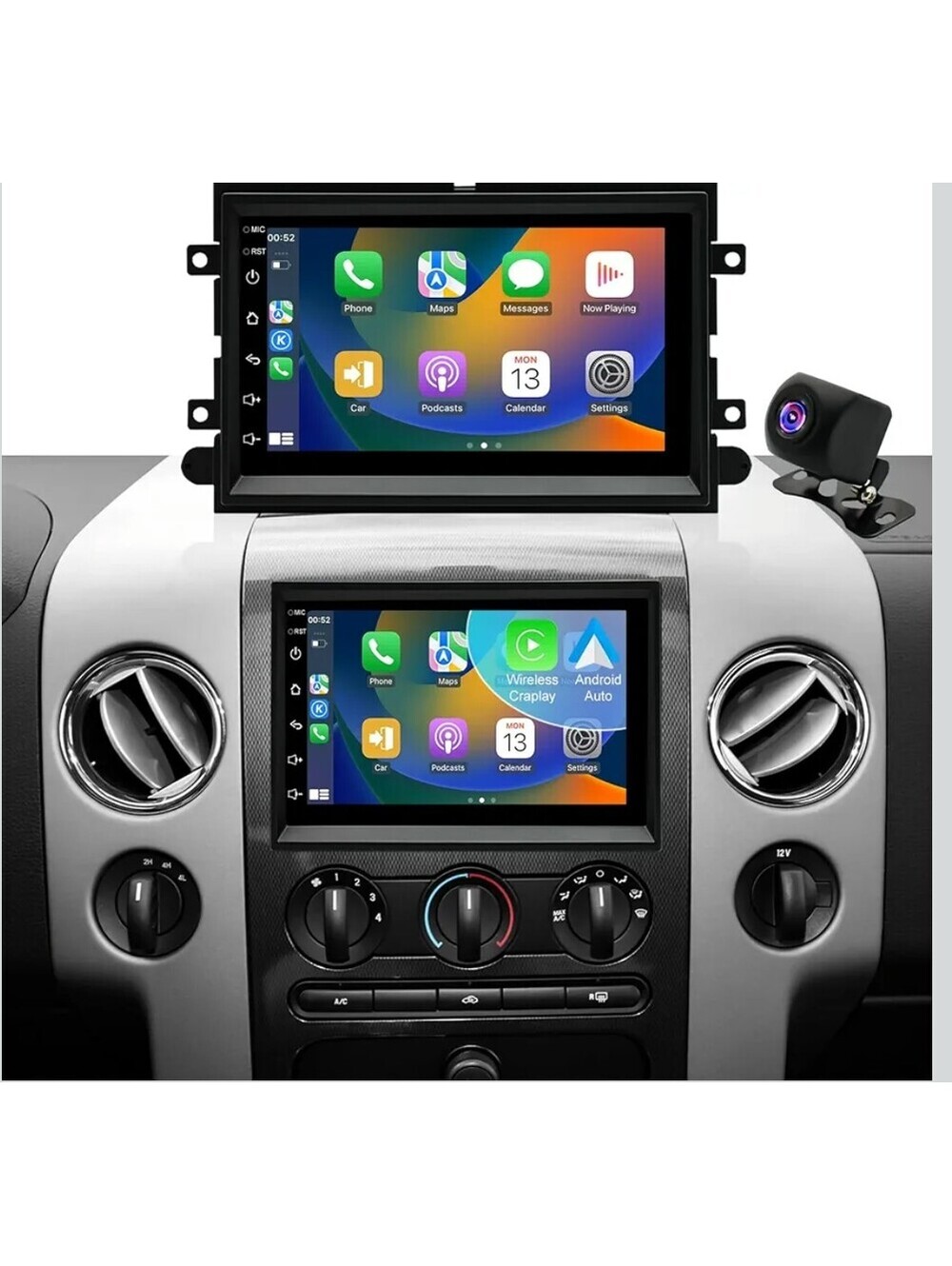 10" 4GB+64GB Car Stereo Radio Ford F150 F250 F350 F450 F550 CarPlay